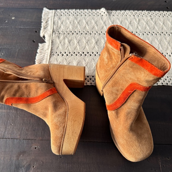 Charlotte Stone | Paz Clog Boot in Caramel Size 6 - Picture 3 of 4